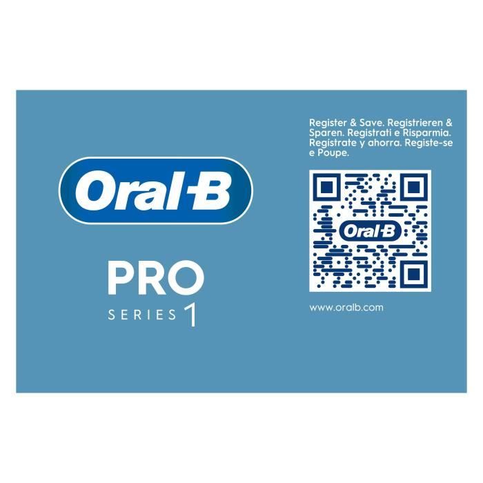 Brosse a dents électrique - ORAL-B Pro 1 - Sensitive Clean - Bleu