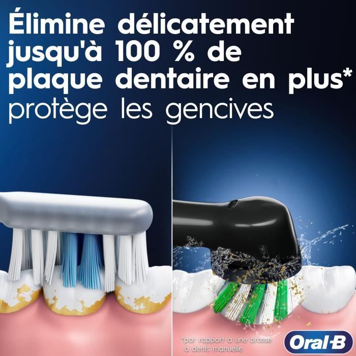 Brosse a dents électrique - ORAL-B Pro 1 - Sensitive Clean - Bleu
