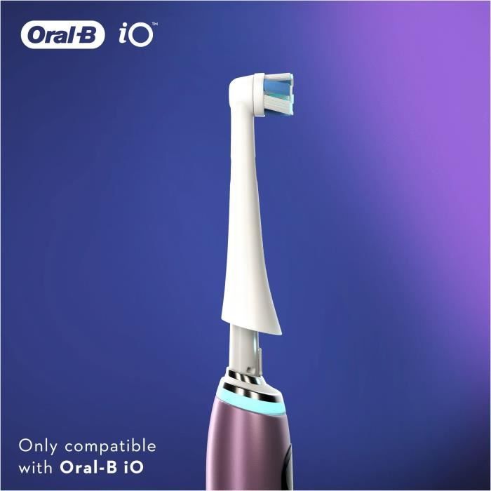 Tetes de brosse Oral-B iO Ultimate Clean - Pack X2 - …limination de la plaque dentaire a 100% des le jour 1