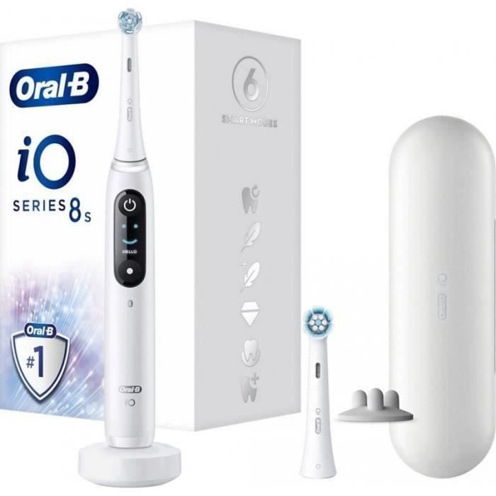 Brosse a dents Èlectrique - Oral-B - iO 8N - Gencives sensibles - 2 brossettes - 1 Ètui de voyage