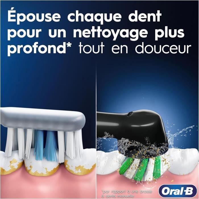 Oral-B Vitality Pro Brosse a Dents …lectrique Noire, 1 Brossette