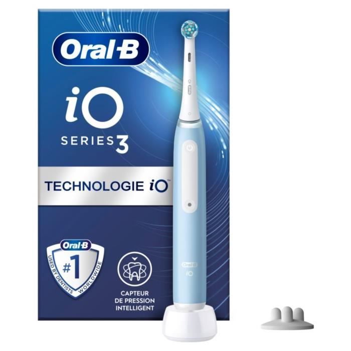 Oral-B iO 3S Brosse Ŕ Dents Électrique Bleue, 1 Brossette