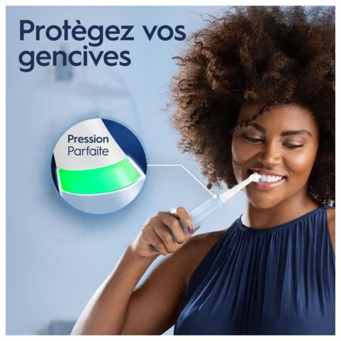 Oral-B iO 3S Brosse Ŕ Dents Électrique Bleue, 1 Brossette