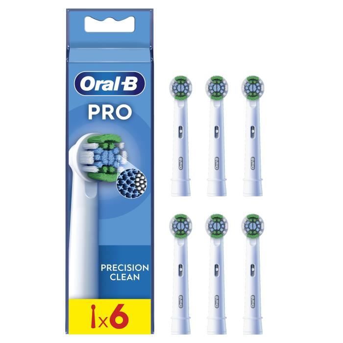 Brossette ORAL-B - Precision Clean - pour brosse a dent Èlectrique - pack de 6