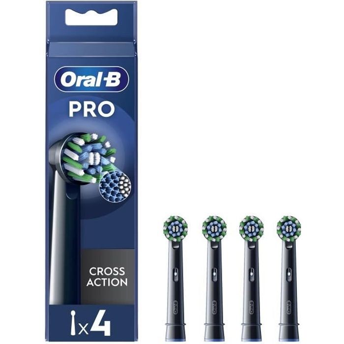 Brossette ORAL-B - Cross Action - pour brosse a dent Èlectrique - pack de 4