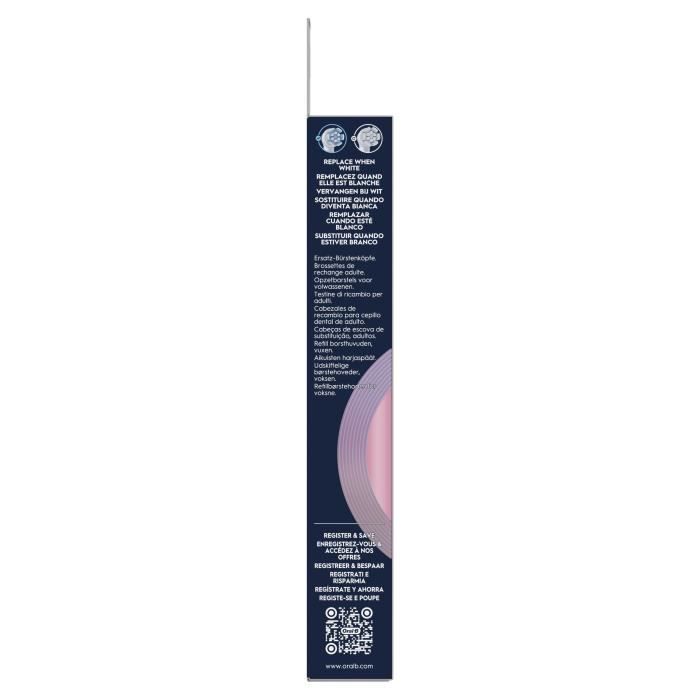 Recharges de brosse a dents - ORAL B - iO - x4 Soin Doux Blanc