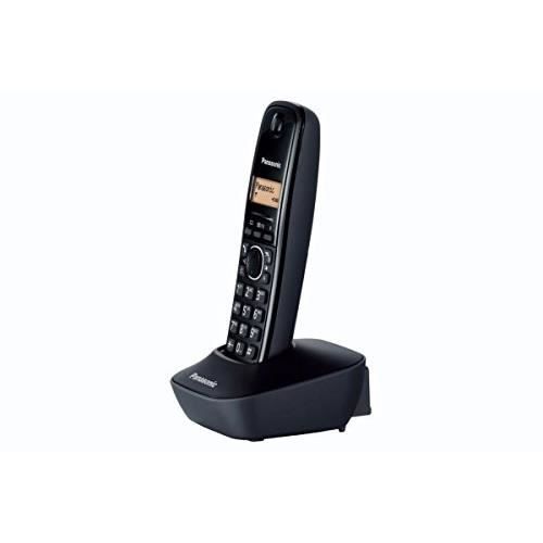 Panasonic KX-TG1611FRH TÈlÈphone Sans Fil DECT avec Base, CombinÈ, ID Appelant, LCD, RÈpondeur