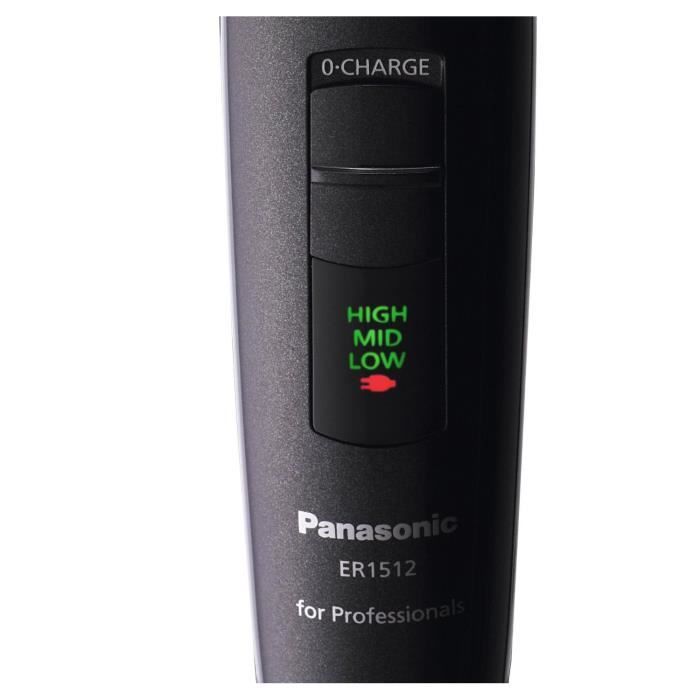 Tondeuse professionnelle PANASONIC ER1512 - X-Taper Blade - Coupe prÈcise et douce - Autonomie 70 min