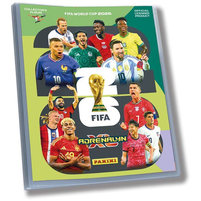 Pack de démarrage - PANINI - COUPE DU MONDE DE LA FIFA 26TM TCG - Classeur + 2 pochettes