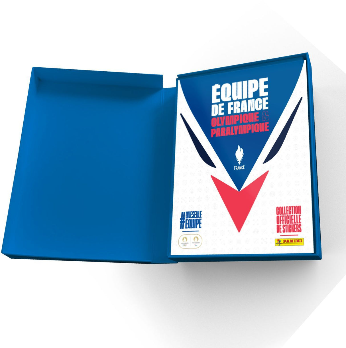 PANINI JO 2024 Equipe de France, Coffret premium Album de stickers, album + 20 pochettes + 3 offertes