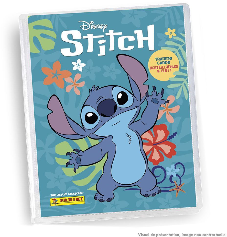 Pack démarrage de collection - PANINI - STITCH TC - 1 classeur + 2 pochettes - 12 cartes + 1 carte EL
