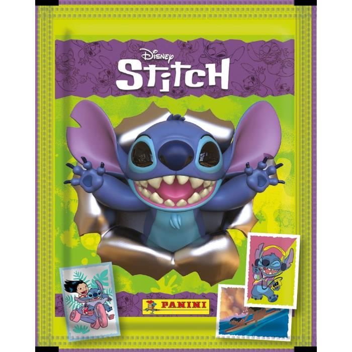 Blister - PANINI - Stitch - 11 pochettes - 55 stickers
