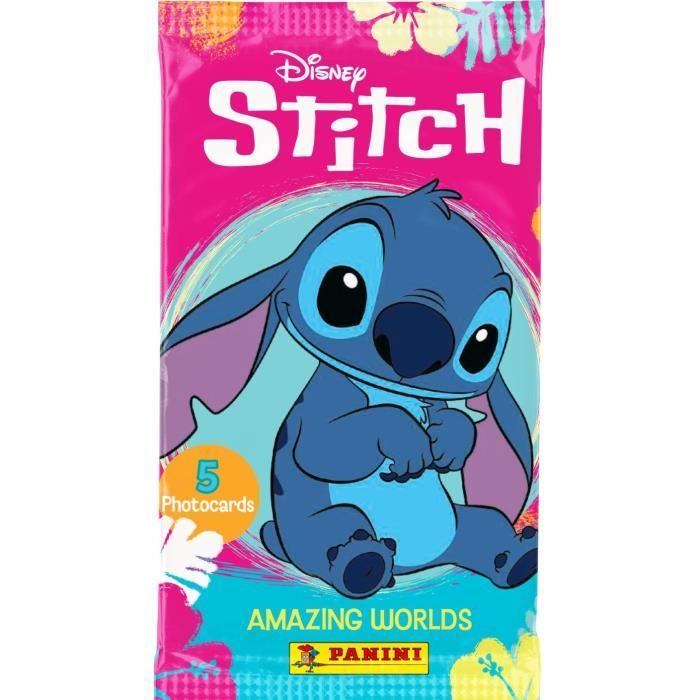 Boîte - PANINI - STITCH PHOTOCARDS - 24 pochettes - 120 cartes
