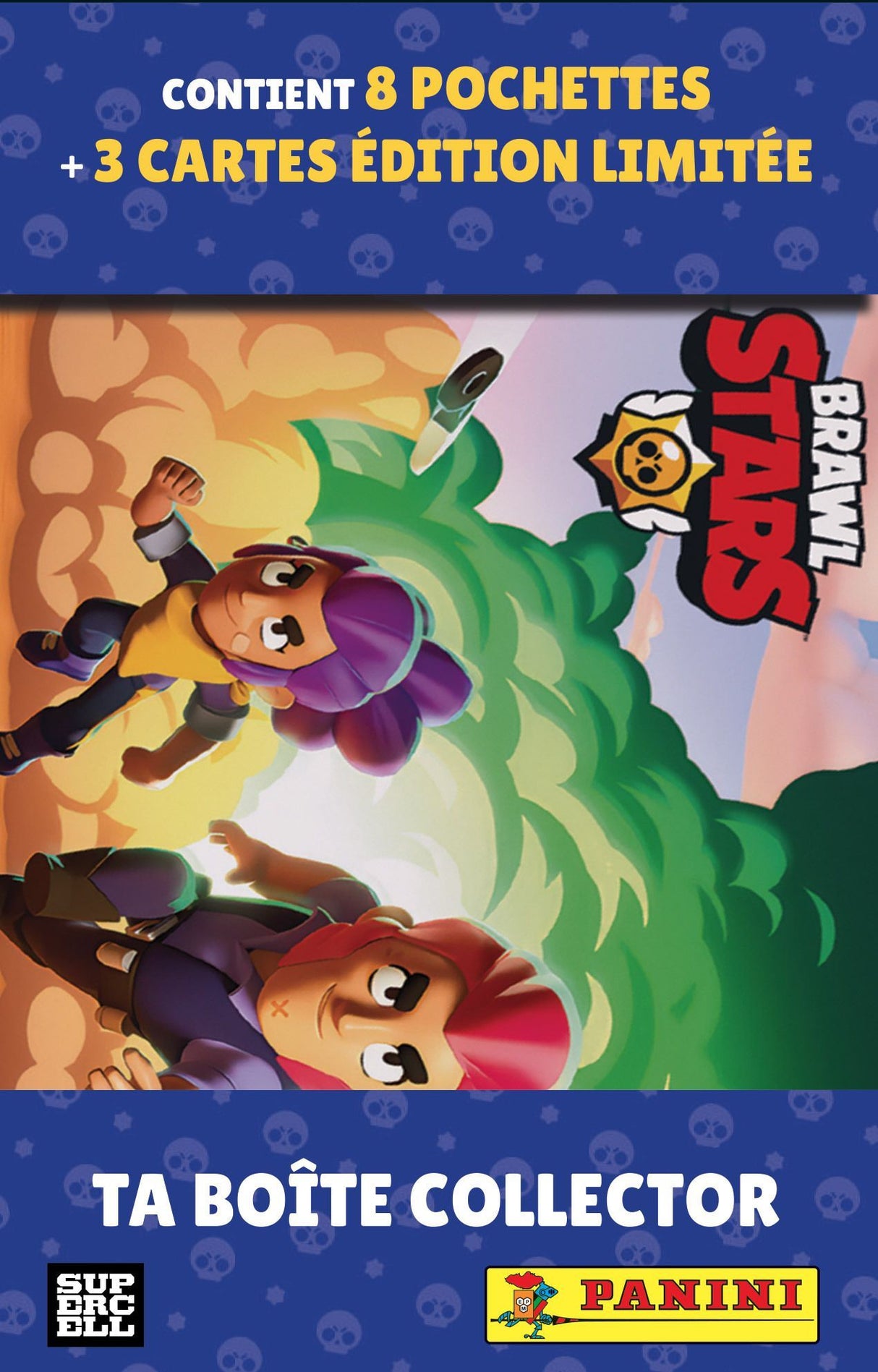 Boîte métal - PANINI - BRAWL STARS TC - 8 pochettes - 64 cartes