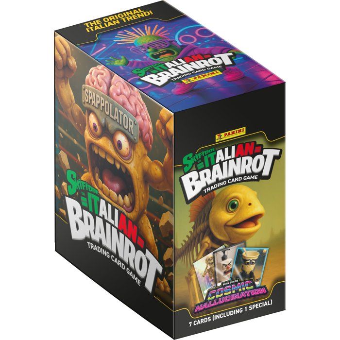 Boîte de 24 pochettes - PANINI - SKIFIDOL ITALIAN BRAINROT TCG 2 série BETA - 168 cartes