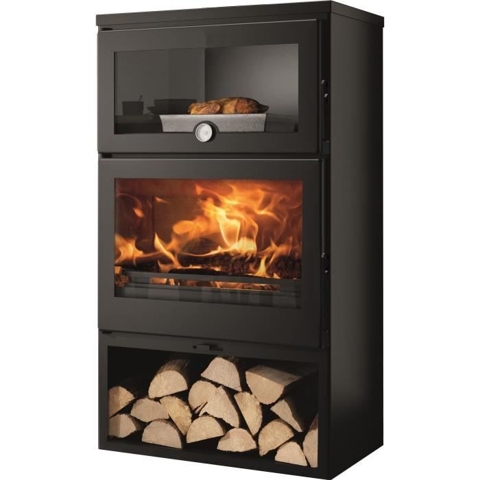 Poele a bois - PANADERO - Zamora Ecodesign - 7,1 kw - B˚ches 50 cm