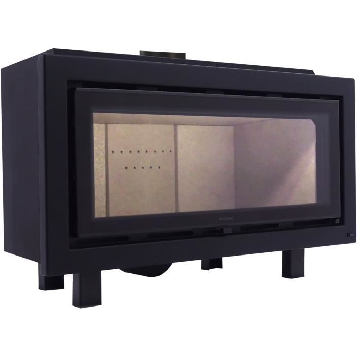 Foyer a bois - PANADERO - Hogar angle a gauche Ecodesign - 5,9 kw - B˚ches 50 cm