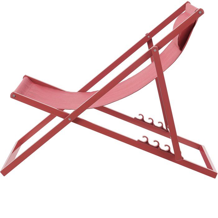Chilienne PAROS - Structure en acier - L 63 x P 104 x H 85 cm - Terracotta
