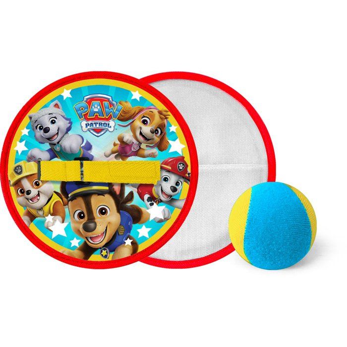 Jeu de lance-attrape balle - PAT'PATROUILLE - 2 raquettes Scratch