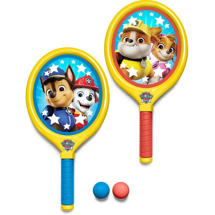 Set de raquettes et balles souples - PAT'PATROUILLE - Des 3 ans