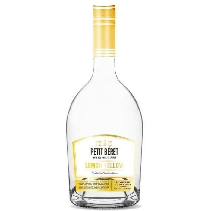 Petit BÈret - Lemon Yellow - Liqueur de citron sans alcool - 75 cl