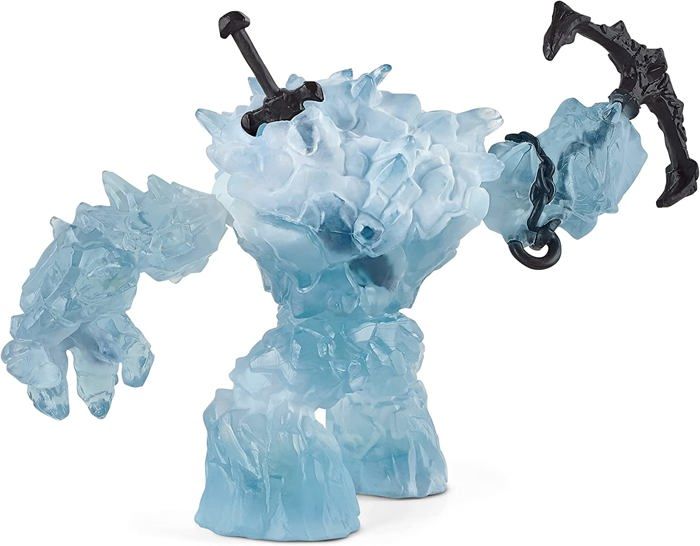 Géant des neiges, Monstre avec Arme, Figurine d'Action schlecih Tres Durable, des 7 ans, schleich 70146 Eldrador
