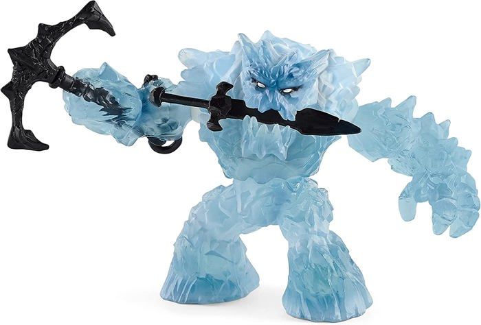 Géant des neiges, Monstre avec Arme, Figurine d'Action schlecih Tres Durable, des 7 ans, schleich 70146 Eldrador