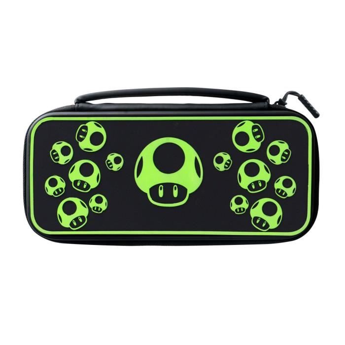 Sacoche de transport - PDP - 1 UP Glow In The Dark - Nintendo Switch - Noir