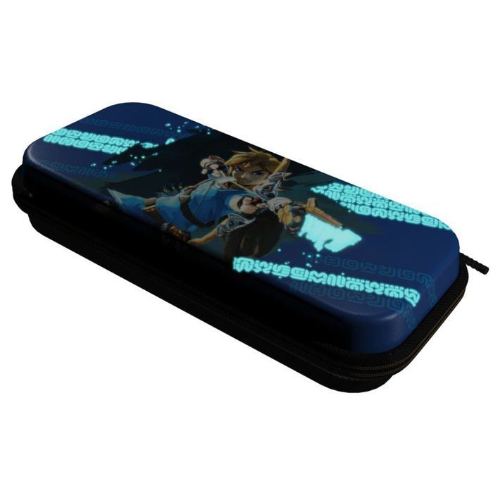 Housse de protection - PDP - Link - Compatible Nintendo Switch - Design lumineux - Support intégré