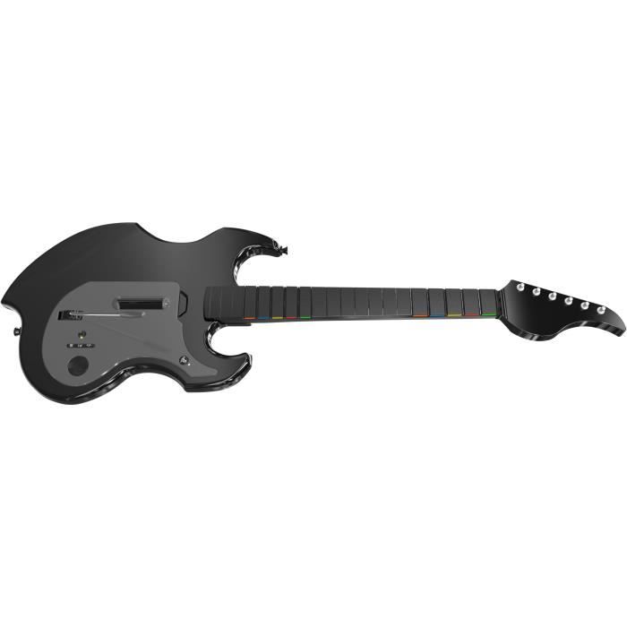 Guitare sans fil - PDP - Riffmaster - Playstation 4, playstation 5 et PC - Noir