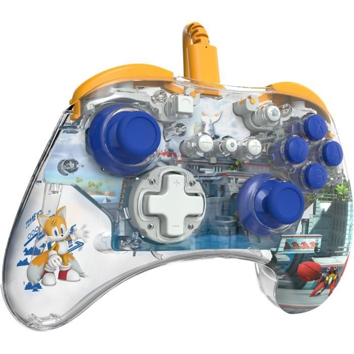 Manette filaire pour Nintendo Switch - PDP - Realmz Tails - Éclairage LED