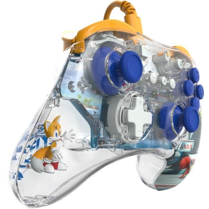 Manette filaire pour Nintendo Switch - PDP - Realmz Tails - Éclairage LED