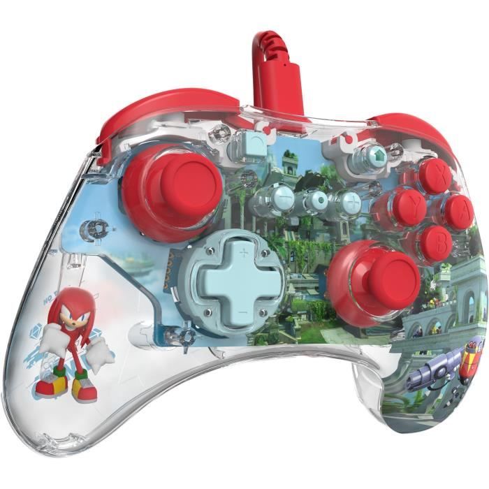 Manette filaire pour Nintendo Switch™ - PDP - Realmz Knuckles - Éclairage LED