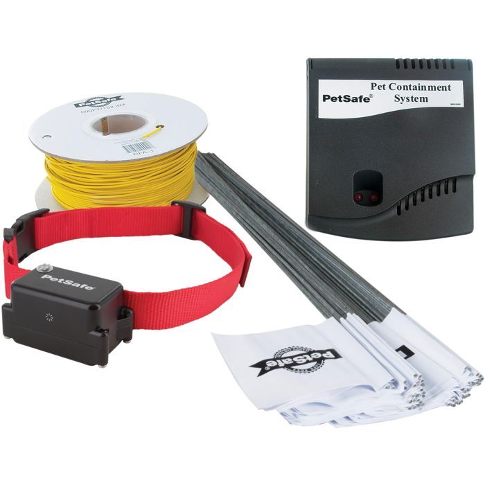 PetSafe - Systeme de Clôture Anti-Fugue pour Chien avec 150 metres de fil - 5 niveaux réglables de stimulation statique