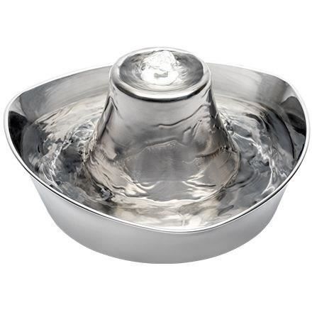 Fontaine pour Animaux - PETSAFE - SEASIDE - Inoxydable - 1,8 L - Silencieuse - Eau filtrée