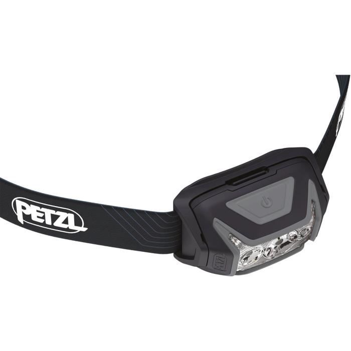 Lampe frontale - PETZL - ACTIK - 450 lumens - 3 piles AAA/LR03 incluses - Gris