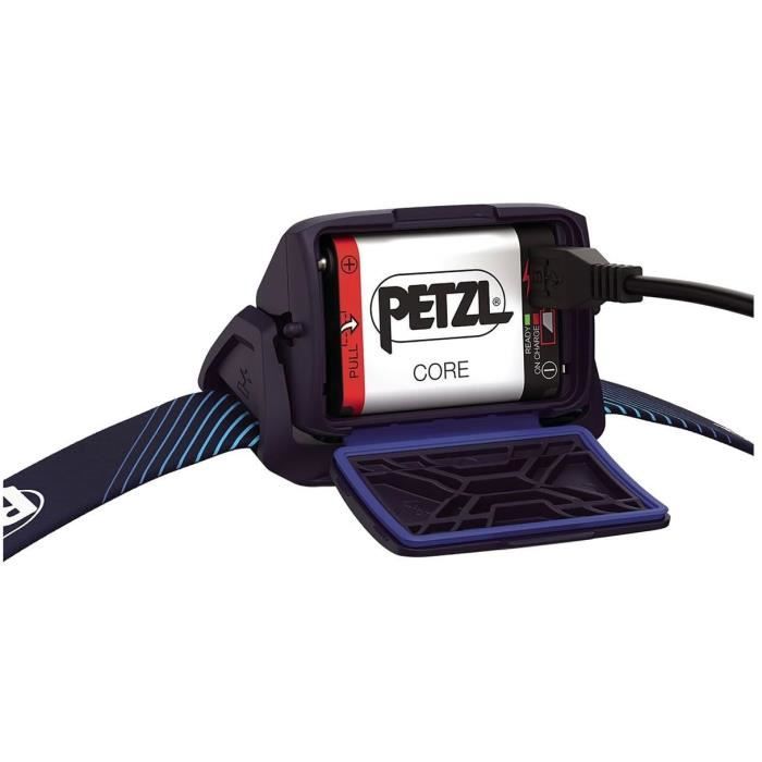Lampe frontale - PETZL - ACTIK CORE - 600 lumens - Rechargeable USB - Bleu