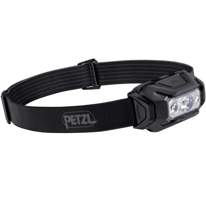 Lampe frontale Ètanche - PETZL - ARIA 2 - 450 lumens - 3 piles AAA/LR03 incluses - Noir