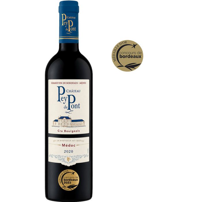 Château Pey de Pont 2016 Médoc Cru Bourgeois - Vin rouge de Bordeaux