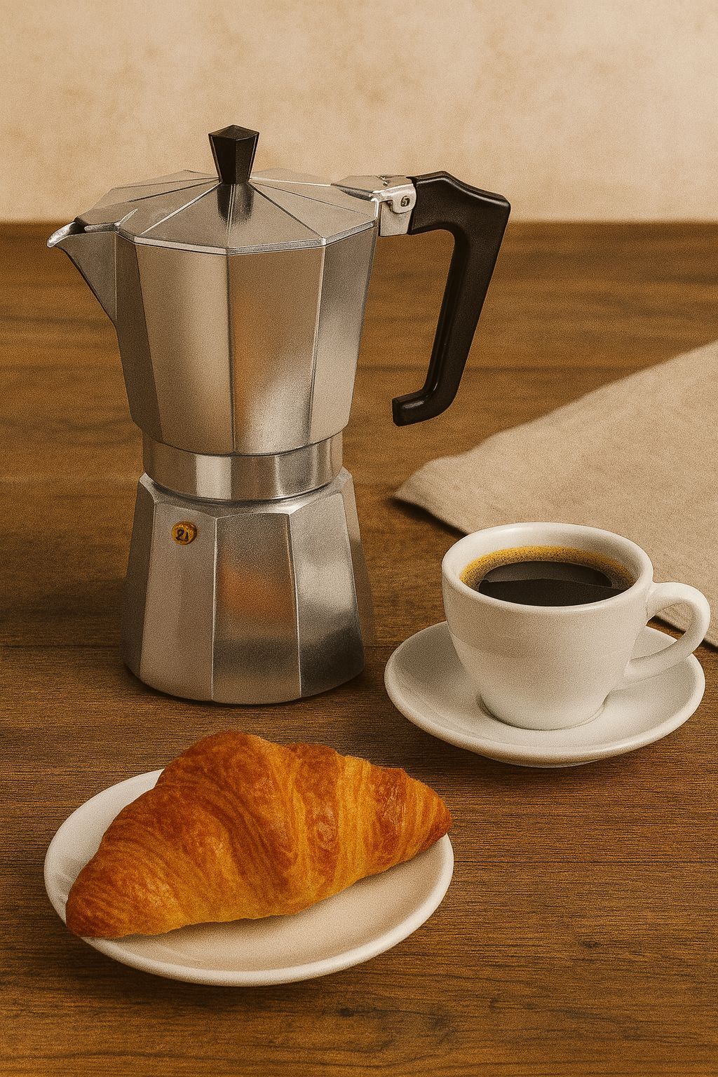 Cafetiere italienne - PEZZETTI - ITALEXPRESS - Aluminium - 9 tasses - Inox