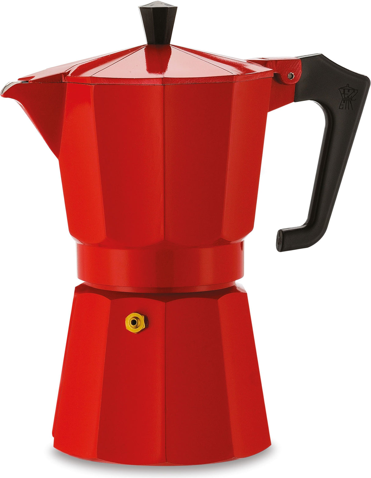Cafetiere italienne - PEZZETTI - ITALEXPRESS - Aluminium - 6 tasses - Rouge