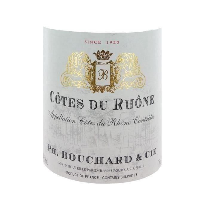 Bouchard & Cie Côtes du Rhône - Vin rouge de la Vallée du Rhône 2022