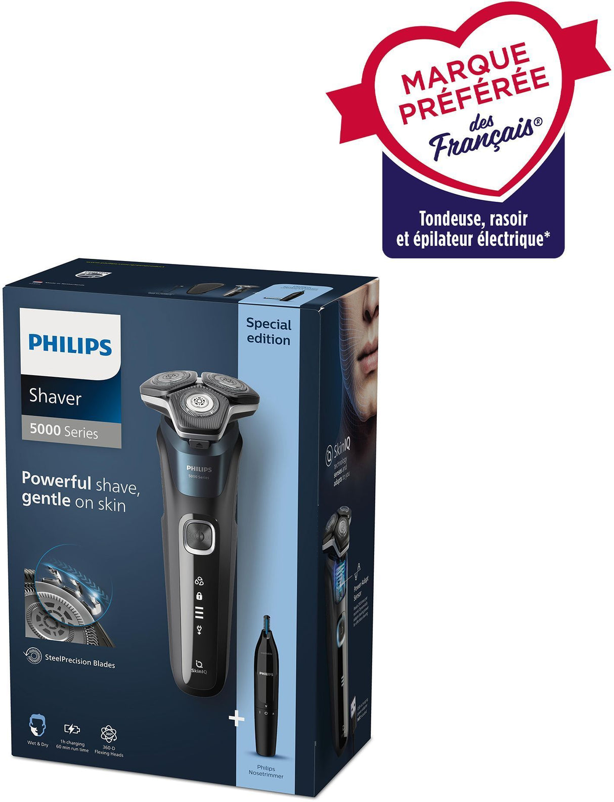 Philips Rasoir électrique rechargeable étanche - S5889-11