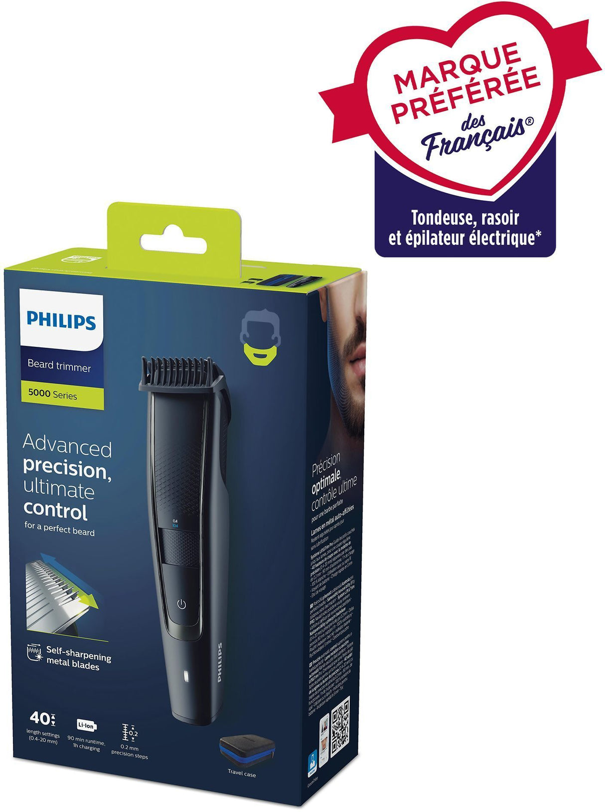 Tondeuse barbe - PHILIPS - BT5515/70 - Series 5000