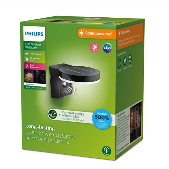 Applique murale - PHILIPS - Zonale - Solaire ronde - Ultra efficace