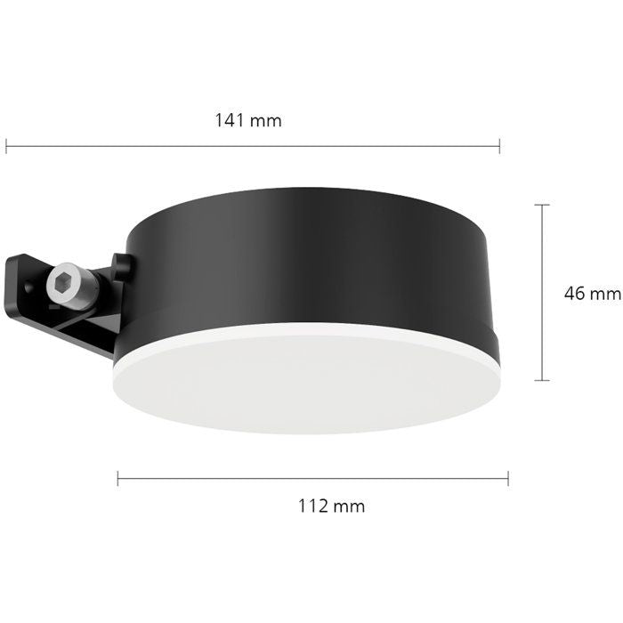 Applique murale - PHILIPS - Vynce - Rond solaire - Noir