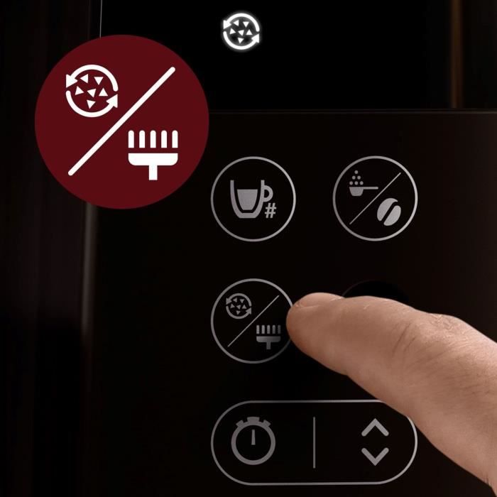 Cafetiere filtre avec broyeur intÈgrÈ - PHILIPS - HD7888/01 - Jusqu'a 10 tasses - 1,25 L - Noir / Argent