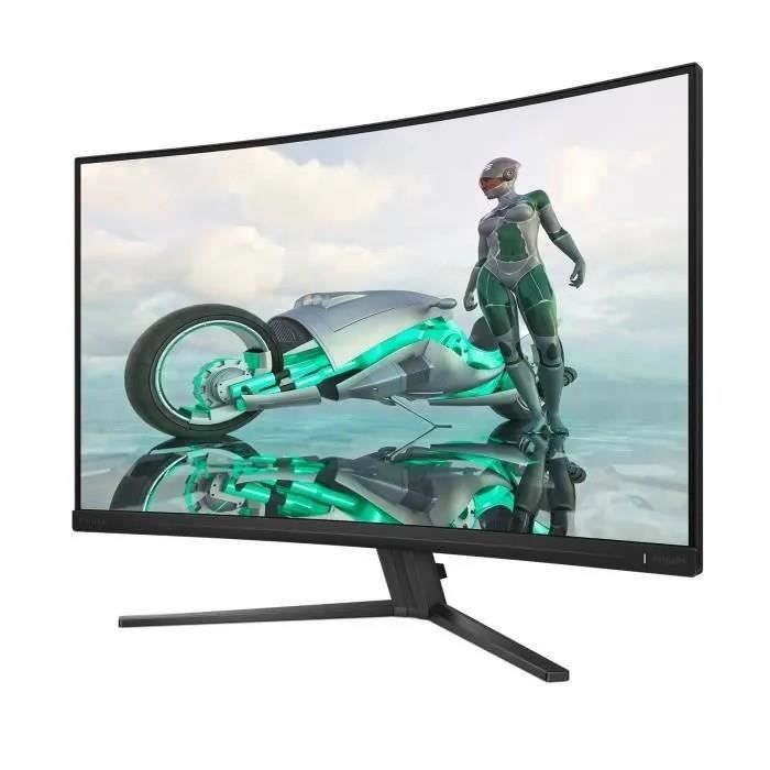 Ecran PC Gamer Incurvé - PHILIPS - 32 - QHD - 180Hz - Dalle Fast VA - 0,5ms - 32M2C3500L