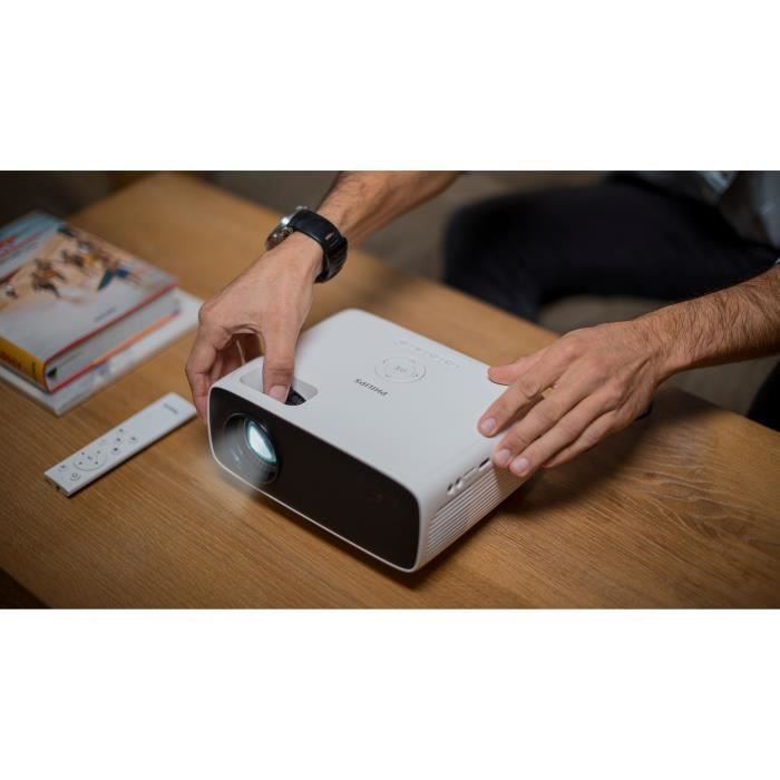 Vidéoprojecteur - PHILIPS - NEOPIX 200 - FHD 1080p - Jusqu'a 80 - Blanc