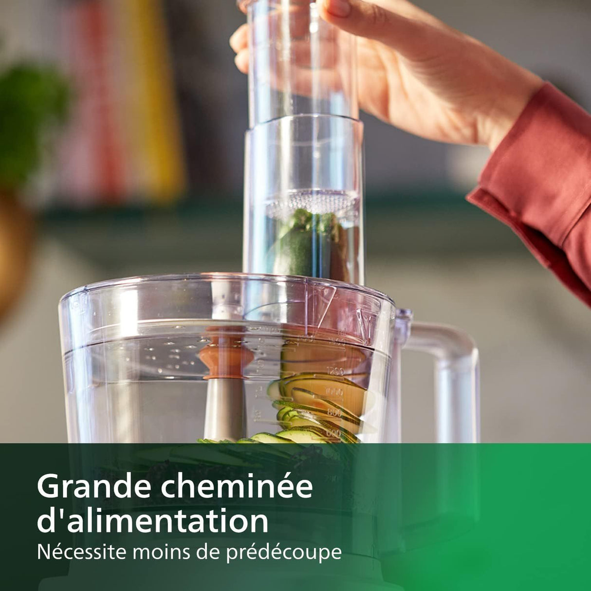 Robot cuisine - PHILIPS - HR7320 - 700 W - 19 fonctions - 1,5 L - Blanc